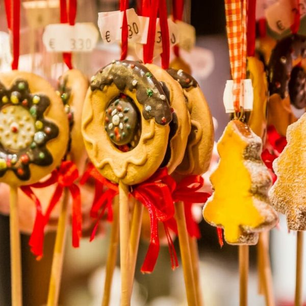 Gingerbread Christmas Ornaments at the Christmas Market in Colmar, France